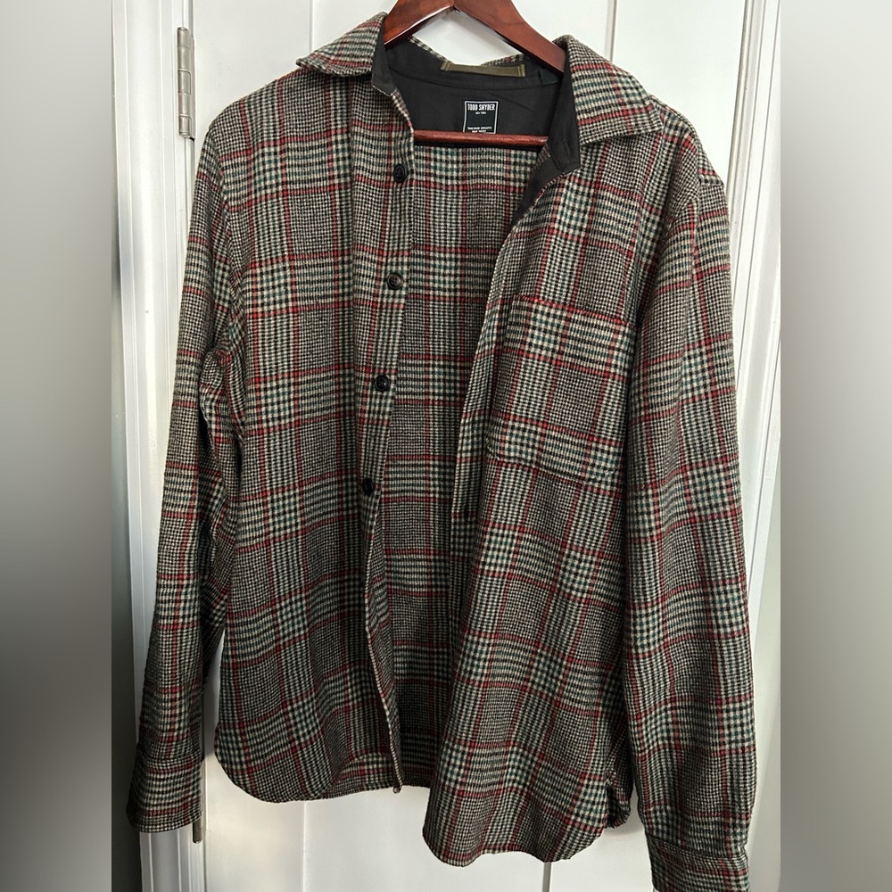 Todd Snyder Wool Plaid Overshirt